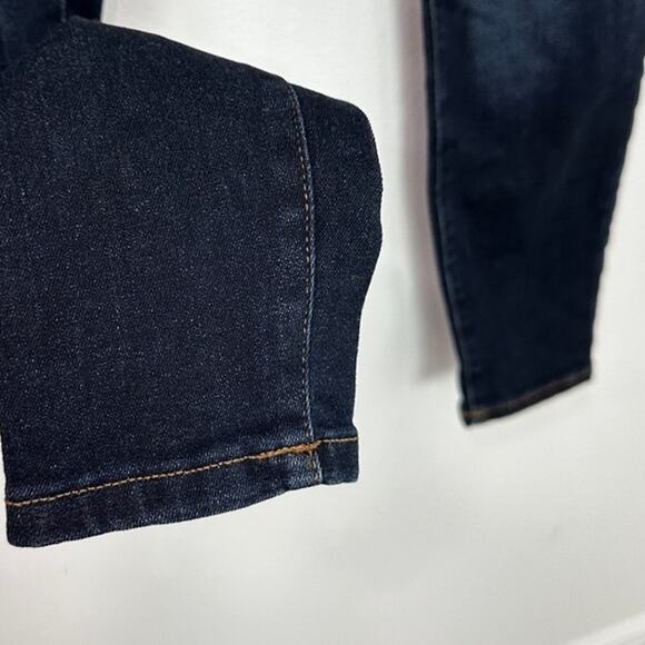 Everlane The Curvy Stretch High-Rise Skinny Jean size 24 Crop dark wash - Picture 5 of 8
